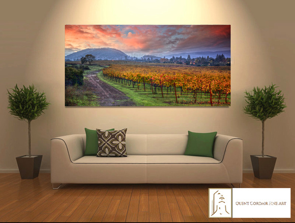 "Wine Country Color"  36x60 canvas - Contact us for pricing.